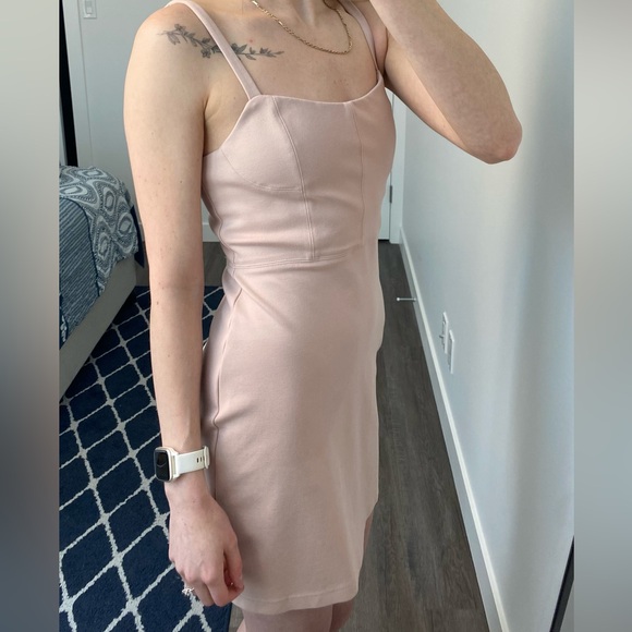 Babaton Aritzia Mini Dress Light Pink - size 4 - Picture 7 of 9